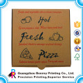 Custom paper carton food pizza packing box cartoon logo printed